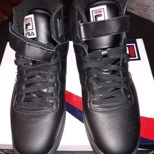 Men's Fila Navy Original Fitness High Top Sneakers